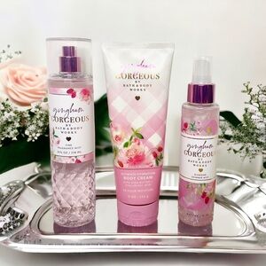 Bath & Body Works Gingham Gorgeous Body Care Gift Set Nwt